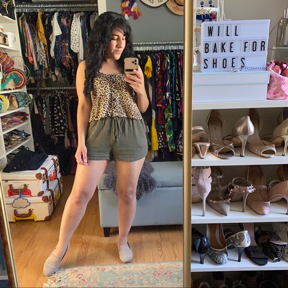 Sparkle & Fade Sleevless Hi-Lo Cheetah Print Top - Picture 10 of 10